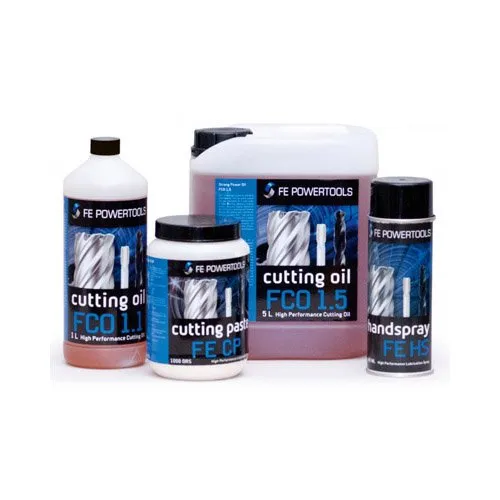 Cutting oil for hole cutters